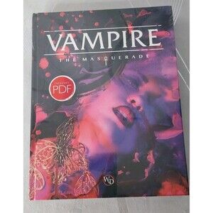 Vampire The Masquerade 5th Edition Roleplaying Game Core Rulebook SEALED NEW